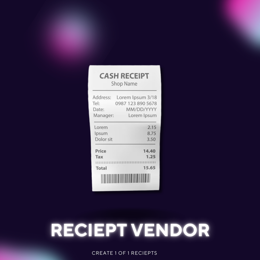 .Receipt Vendor